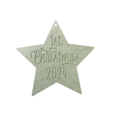 1st Christmas 2024 Star (6mm) 