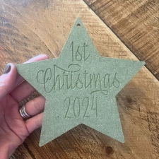 1st Christmas 2024 Star (6mm) 