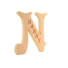 Nanny, Engraved Letter (18mm)