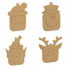 Hanging Christmas Cubies (6mm)