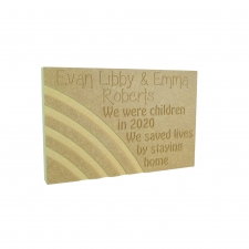 Lockdown Memory Plaque (18mm)