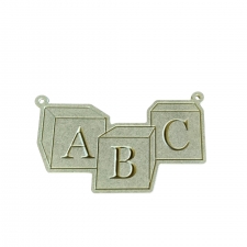 Name Plaques, Cube Effect  (6mm)