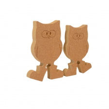 Owls In Wellies (18mm)