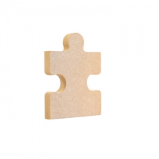 Plain Jigsaw Piece (18mm)