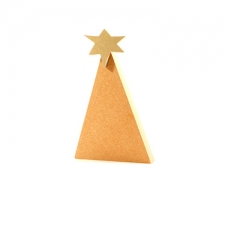 Primitive Christmas Tree with 6mm 3D Sloppy Star (18mm + 6mm)