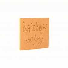 Rainbow Baby Engraved Plaque