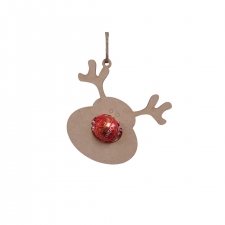 Reindeer Head Lindor Bauble (3mm)