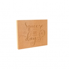 Squeeze The Day, Engraved Plaque (18mm)