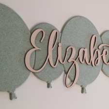 Wall Display Names - Balloons (6mm & 3mm)