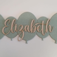 Wall Display Names - Balloons (6mm & 3mm)