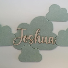 Wall Display Names - Clouds (6mm & 3mm)