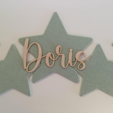 Wall Display Names - Stars (6mm & 3mm)