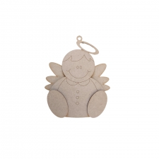 Wonky Angel Tree Decoration (3mm)