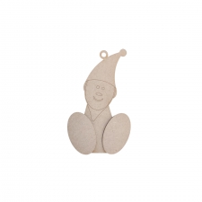 Wonky Elf Tree Decoration (3mm)