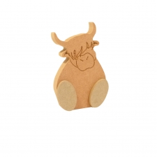 Wonky Highland Cow (18mm)