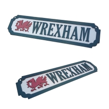 Wrexham Road Sign (3mm)