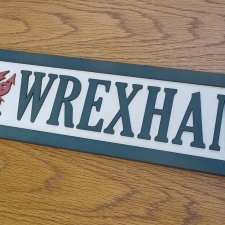 Wrexham Road Sign (3mm)